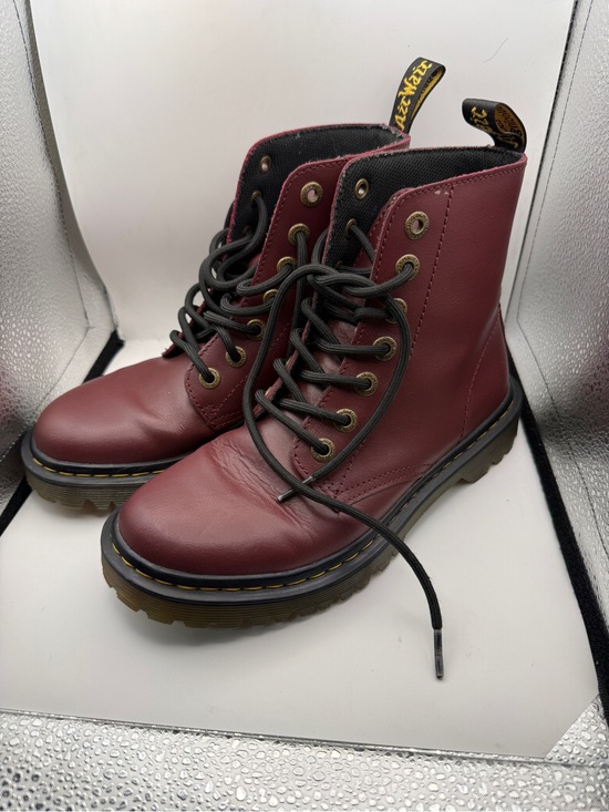 Dr. Martens Shoes - Dr. Martens Women's Lace-Up Boots in Wine